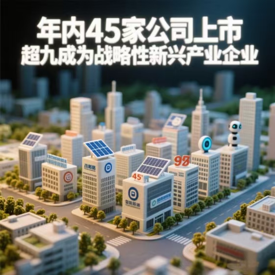 年内45家公司上市 超九成为战略性新兴产业企业