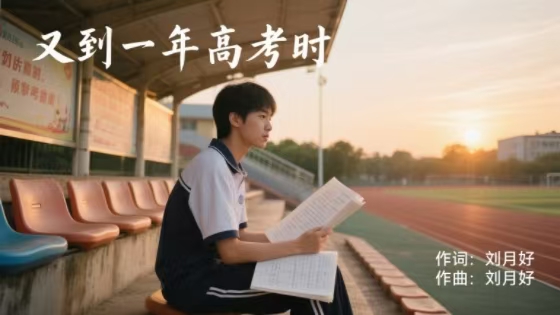 刘月好《又到一年高考时》上线，点燃青春热血，登顶百度热搜