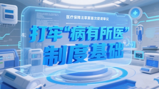 人大常委会丨打牢“病有所医”制度基础 医疗保障法草案首次提请