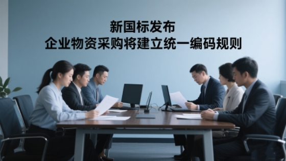 新国标发布 企业物资采购将建立统一编码规则